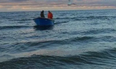 Fischer kommen an Land