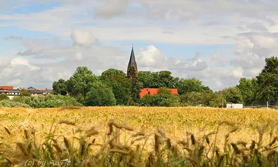 Damgarten in der Ferne
