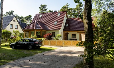 Schlafzimmer mit Doppelbett