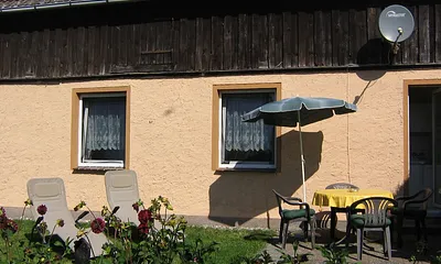 Terrasse an der Fewo