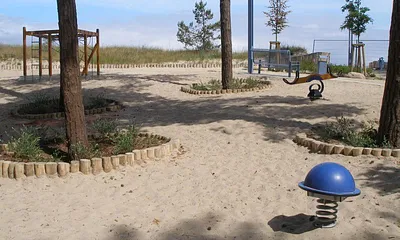 Spielplatz in Strandnähe