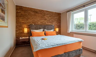 Schlafzimmer - Ferienhaus Lütten Kulli 