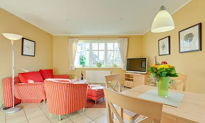 Wohnzimmer 51m² Wohnung