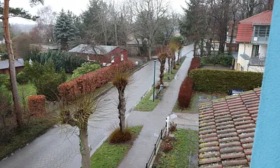 Blick auf die Strandstraße