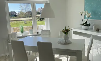 Essecke im Wohnzimmer 