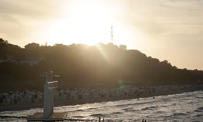 Sonnenuntergang von der Seebrücke