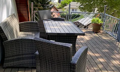 Eßtisch Dachterrasse