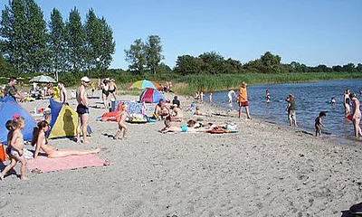 Badebucht in Gustow, circa 1500 m entfernt