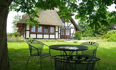 im Töpperhusgarten unter der Kastanie 