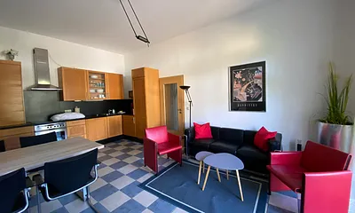 Wohnbereich mit Küche