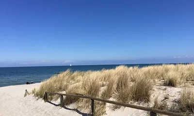 Strand an der Seebrücke
