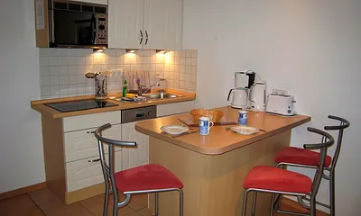 integrierte Küchenzeile inkl. Geschirrspüler