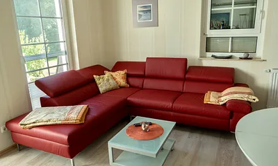 Ledercouch zum entspannen