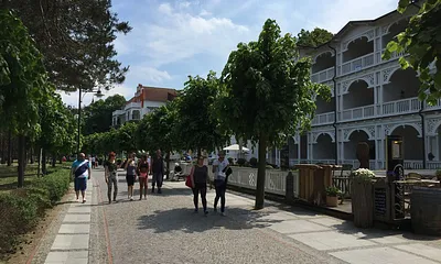 Die Strandpromenade Richtung Zentrum