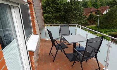 Entspannen Sie auf dem Balkon