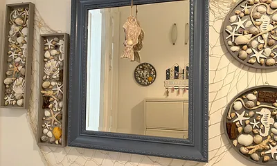 Flur-Spiegel-Deko maritim