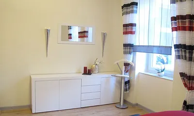 Schlafzimmer mit Waldlick