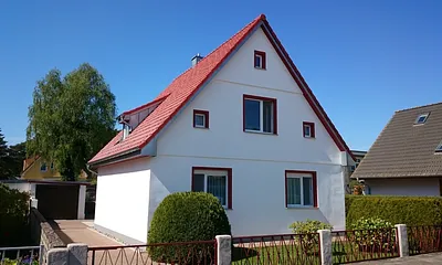 Vorderansicht Ferienhaus 