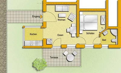 Grundriss Schwalbennest