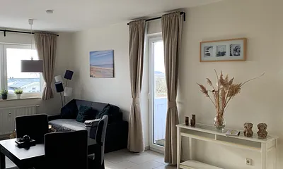 Blick in das Wohnzimmer