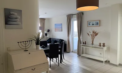 Blick in das Wohnzimmer