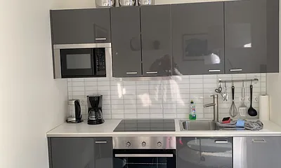 Blick auf die Küchenzeile 