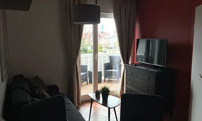 Blick in das Wohnzimmer