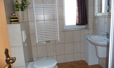 Bad mit WC und Dusche