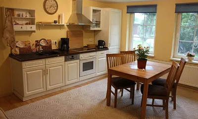 Wohnzimmer mit Küchenzeile