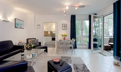 Villa Darja - direkt an der Strandpromenade, 2-Zimmer-Ferienwohnung (Nr. 6)