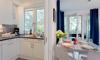 Küche und Essbereich