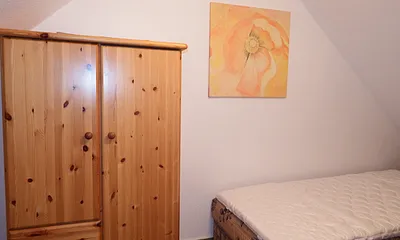 offnene Galerie mit Schlafliege