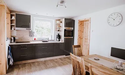 Offene Küche zum Wohnzimmer