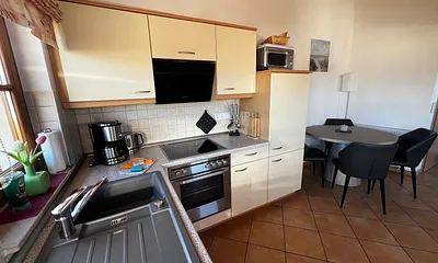 Offene Küche mit Essbereich