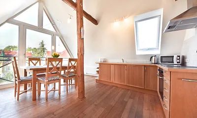 Essbereich mit Küchenzeile