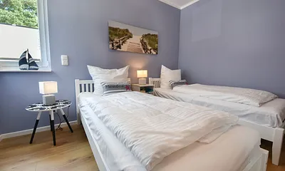 Schlafzimmer mit Einzelbetten