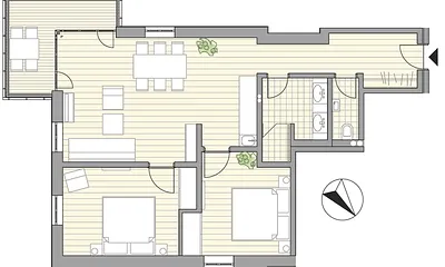 Grundriss "Bernstein"