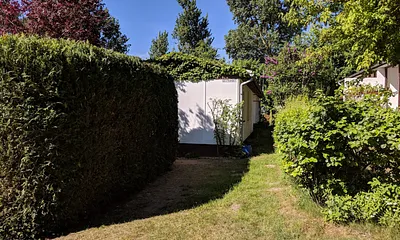 Parkplatz direkt am Bungalow "Gestrandet"