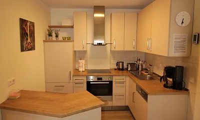 Küchenbereich neu - mit Tresen