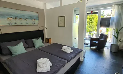 Schlafbereich Boxspringbett 180 x 200