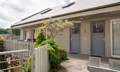 Sitzbereich /Terrasse vor der Wohnung