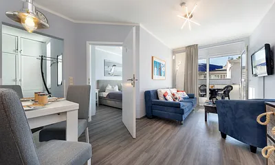 Blick in die schöne Wohnung.