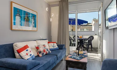 Auf der Couch kann für 1 Person aufgebettet werden.