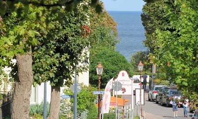 Blick vom Wohnzimmer