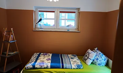 2.Schlafzimmer mit ausziehbaren Bett für eine weitere Person 