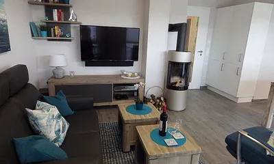 Blick ins Wohnzimmer