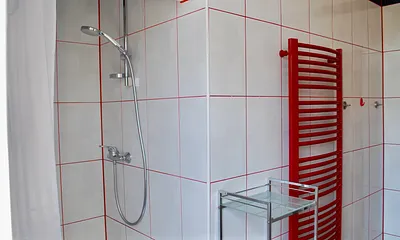 2. Blick in das Bad. 