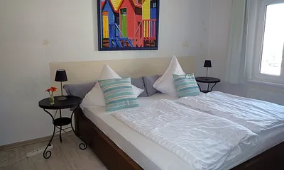 Blick in den 1. Schlafraum.