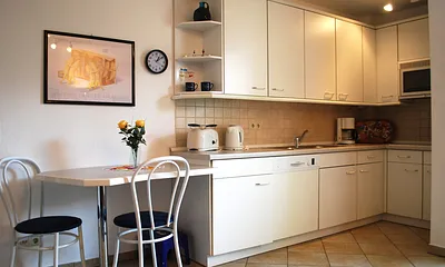 Blick zur Küchenzeile