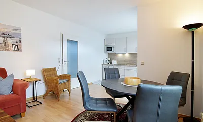 Blick auf den Essbereich